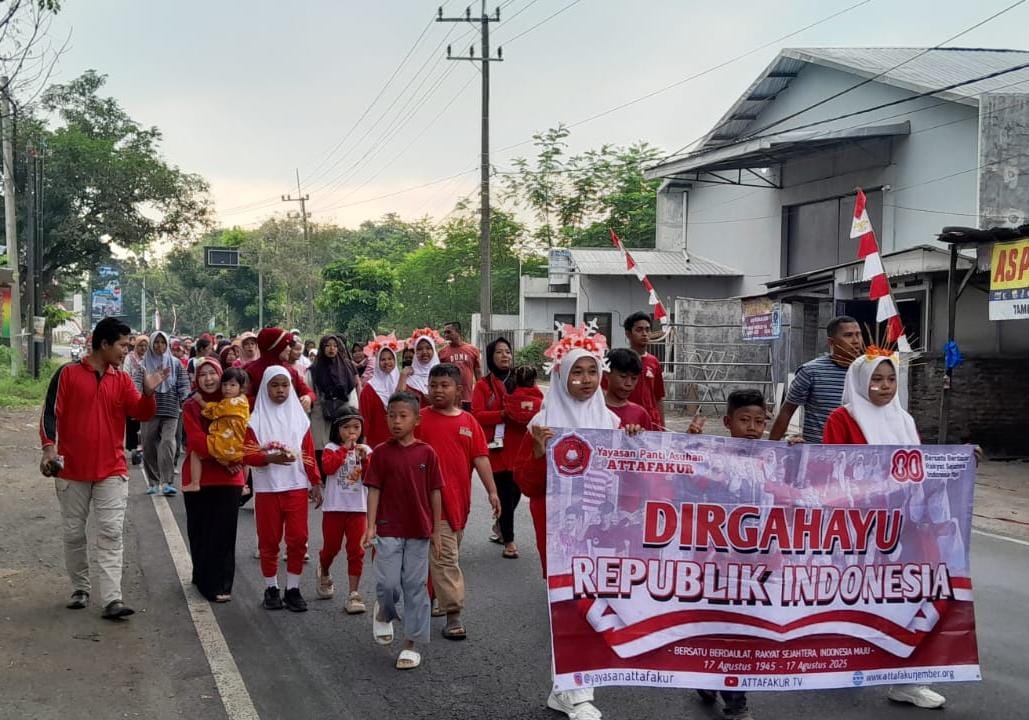 Jalan Santai Panti Asuhan Attafakur Merajut Kebersamaan dan Kebaikan